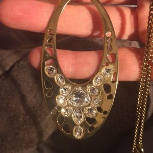 Ariane Swarovski Crystal Cutout Pendant Necklace
